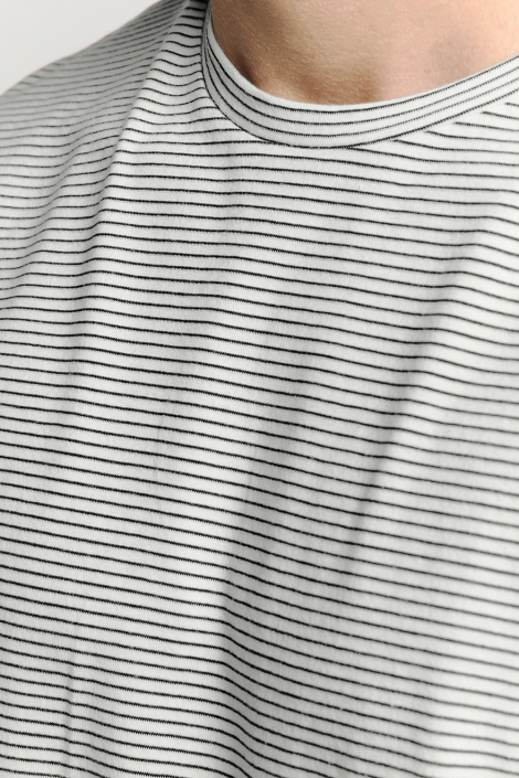 NO-EXCESS t-shirt crewneck stripes
